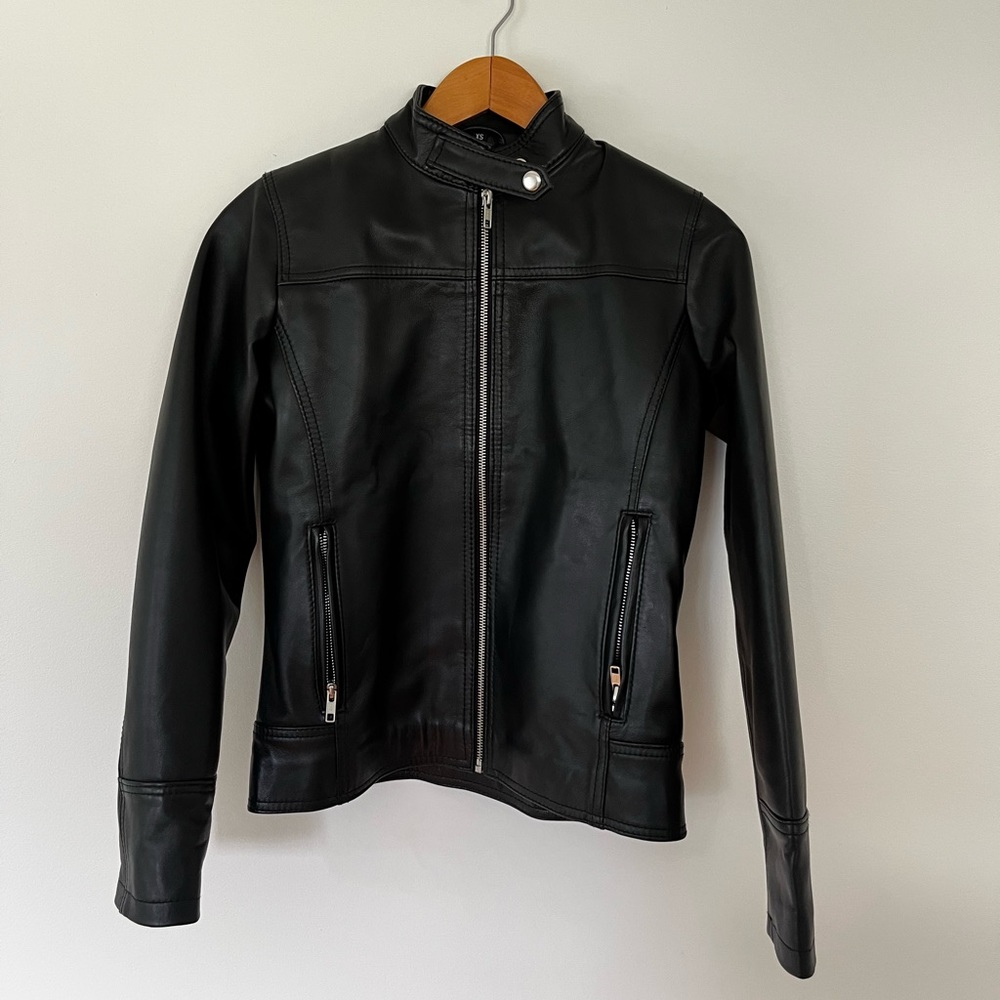 Black 100% Leather Jacket